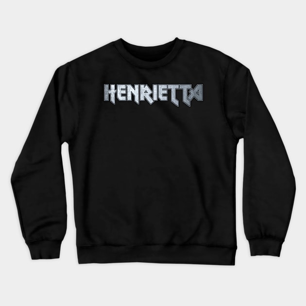 Heavy metal Henrietta Crewneck Sweatshirt by KubikoBakhar